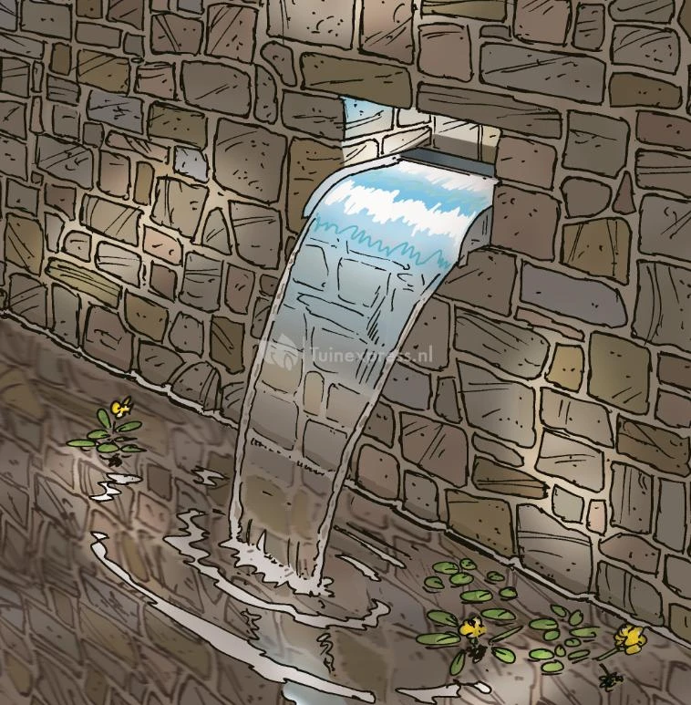 Ubbink Nevada 90 Rvs Waterval LED - Afbeelding 2