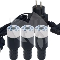 3 LED-LIGHTS Met Vervangbare LED Krans