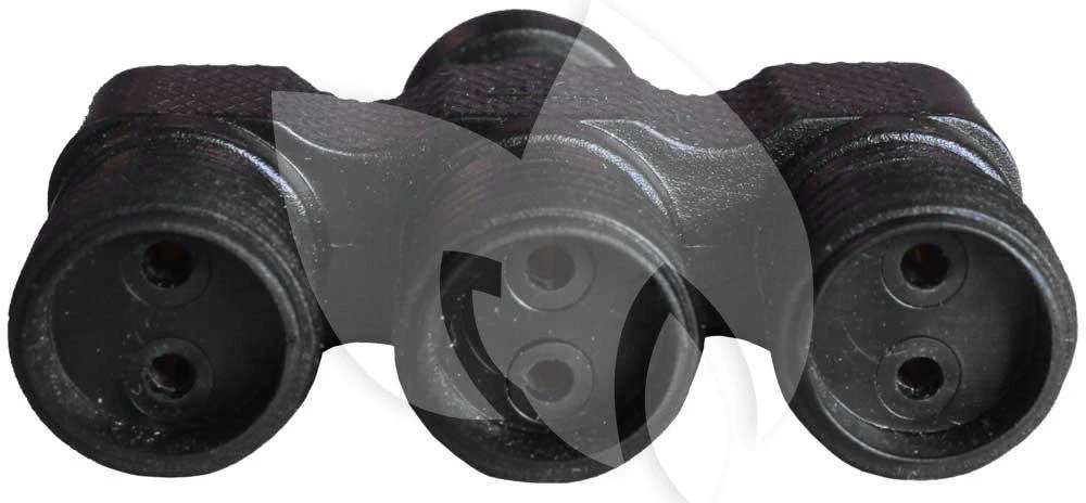 12 Volt 3-weg Verdeler Met 5 Meter Aansluitkabel - Afbeelding 2