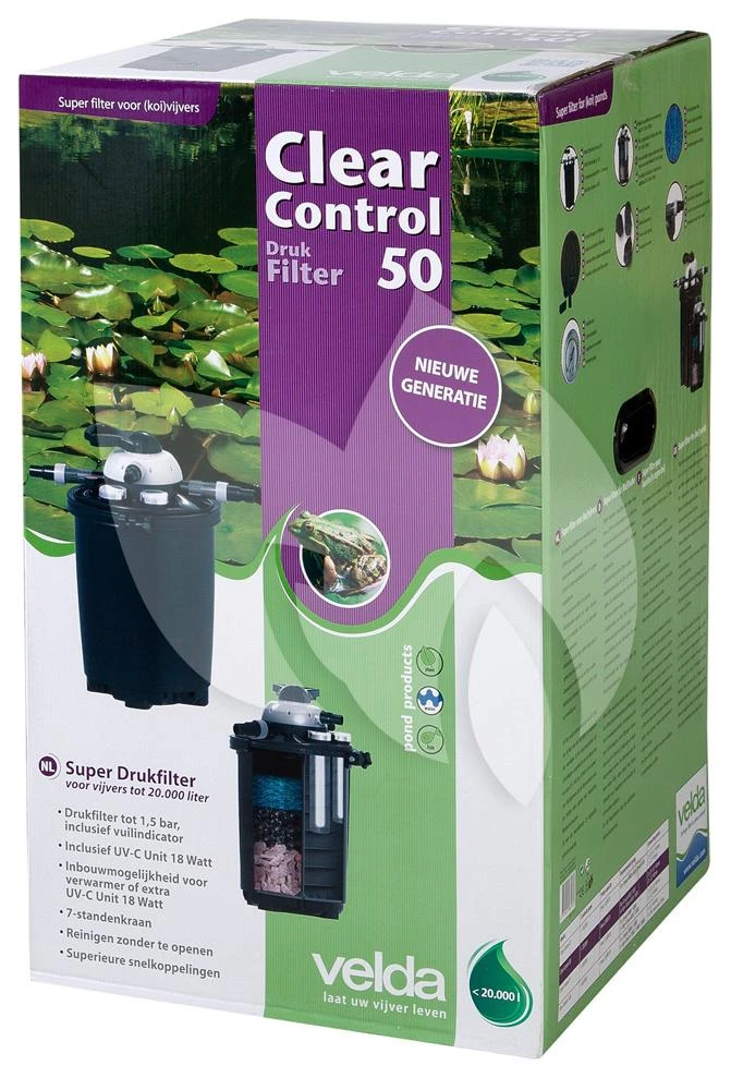 Velda Drukfilter Clear Control Met UV-C - Afbeelding 2