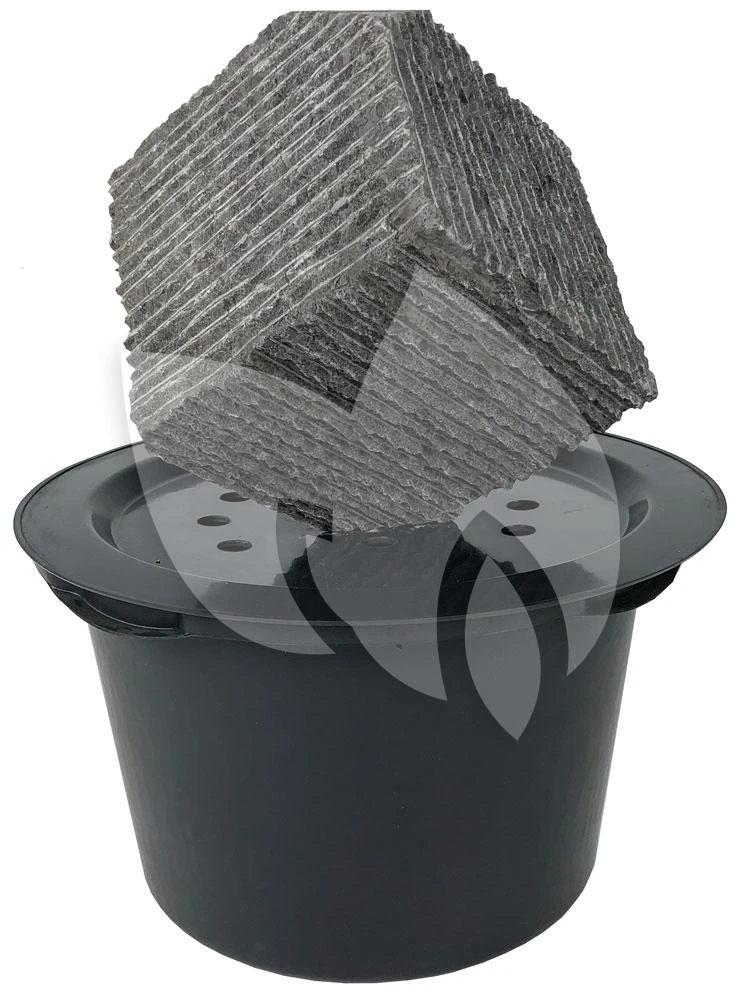 Kubus Waterornament Natuursteen 38 Cm Doorsnede - Afbeelding 2