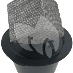 Kubus Waterornament Natuursteen LED 38 Cm Doorsnede