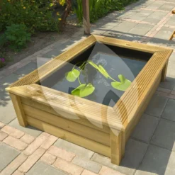 Ubbink Quadro 6 Houten Vijverombouw Wood 2