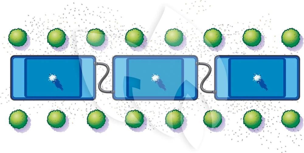 Ubbink Quadra C1 Voorgevormde Vijver - Afbeelding 2